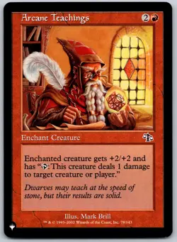 Arcane Teachings (Misprint) C The List Reprints 78/143 NM - Image 1