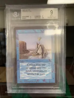 1993 Magic The Gathering MTG Alpha Twiddle C B BGS 9 NM-MT - Image 1