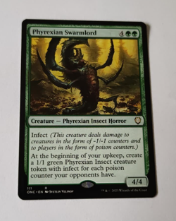 MtG Phyrexian Swarmlord (ONC-111) Rare English MINT - Image 1