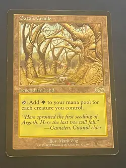 Gaea's Cradle - Urza's Saga - Light Play - English - MTG Reserve List - Image 1