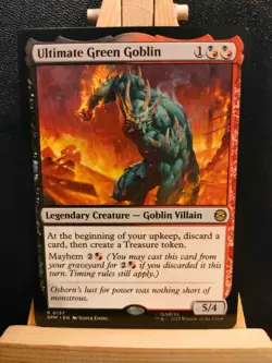 Ultimate Green Goblin - Marvel's Spider-Man - Rare - NM (see pics) MTG - Image 1