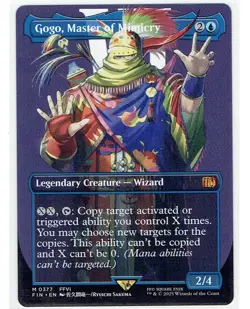 Gogo, Master of Mimicry 377 - Mythic Borderless - Final Fantasy MTG - NM - Image 1