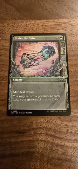 Under the Skin (Showcase) Duskmourn: House of Horror Regular MTG NM - Image 1