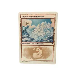 Snow-Covered Mountain (White Border) Mystery Booster 2 Regular - Image 1