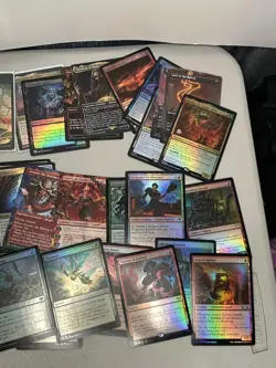 Magic the Gathering Massive Lot. 160 Plus Holos. Lotr. D&D. See Description - Image 1