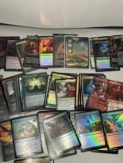 Magic the Gathering Massive Lot. 160 Plus Holos. Lotr. D&D. See Description - Image 2