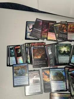 Magic the Gathering Massive Lot. 160 Plus Holos. Lotr. D&D. See Description - Image 3