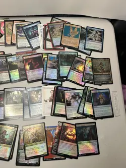 Magic the Gathering Massive Lot. 160 Plus Holos. Lotr. D&D. See Description - Image 5