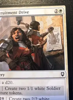 Recruitment Drive 038/361 Common Battle For Baldur's Gate Magic: The Gathering - Image 3
