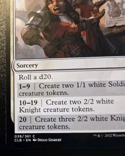 Recruitment Drive 038/361 Common Battle For Baldur's Gate Magic: The Gathering - Image 4