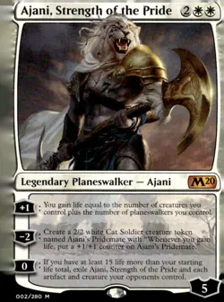Core Set 2020 #2 Ajani, Strength of the Pride - Image 1