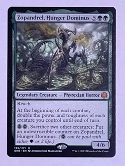 Zopandrel, Hunger Dominus 195 Phyrexia: All Will Be One ONE MTG Magic - Image 1