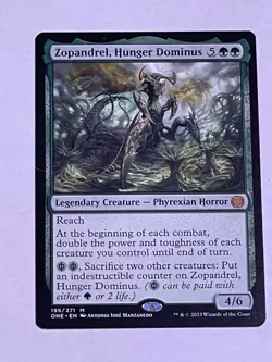 Zopandrel, Hunger Dominus 195 Phyrexia: All Will Be One ONE MTG Magic - Image 3