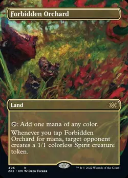 FOIL BORDERLESS FORBIDDEN ORCHARD NM! *DOUBLE MASTERS 2022* - Image 1