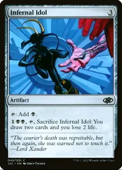 X 1 Infernal Idol NM-M J22 MTG Magic The Gathering - Image 1