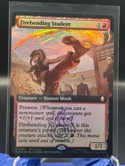 Magic Firebending Student 0393 Foil Promo Avatar TLA MTG - Image 1