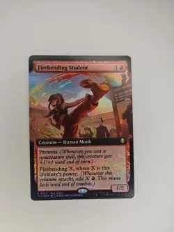 Firebending Student - Foil - Extended -Buy A Box Promo-Avatar The Last Airbender - Image 1