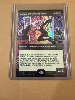 Black Cat, Cunning Thief 0222 (Borderless) Marvel's Spider-Man Foil - Image 3