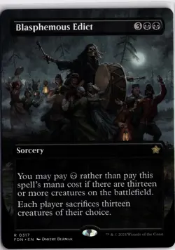 Blasphemous Edict #0317 Borderless (FDN) Foundations - Image 1