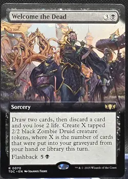 Welcome the Dead #70 Commander: Tarkir: Dragonstorm Ext. Art Reg. *Buy 2 Get 1 - Image 1