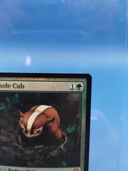 Magic: The Gathering Badgermole Cub #167 Foil Pre Release Promo NM English MTG - Image 2