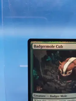 Magic: The Gathering Badgermole Cub #167 Foil Pre Release Promo NM English MTG - Image 3