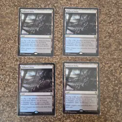 Polluted Delta x4 (Playset, Non-Foil) - NM/LP - Khans of Tarkir - MTG - Image 1