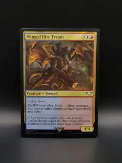 Winged Hive Tyrant Surge R Foil #148 | Warhammer 40,000 Commander 40K | MTG - Image 1