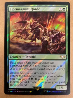 MTG 1x SURGE FOIL Hormagaunt Horde 93 Warhammer 40000 40K Magic Gathering x1 NM - Image 1