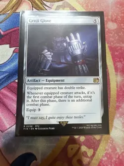 Final Fantasy Genji Glove non foil Magic MTG FIN258 - Image 1