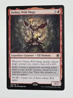 MTG Delina, Wild Mage - Adventures In The Forgotten Realms - Non foil - 138 - Image 2