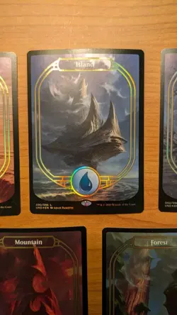 MTG Unsanctioned full art lands FOIL near mint NM magic the gathering - Image 4