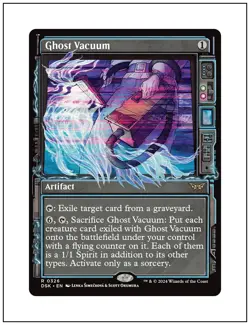 1x Ghost Vacuum, Showcase Art, Magic MTG NM - Image 1