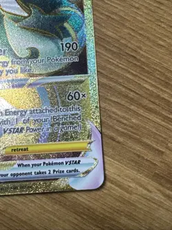 Pokemon TCG Serperior VSTAR 210/195 Silver Tempest Gold Secret Rare NM - Image 4