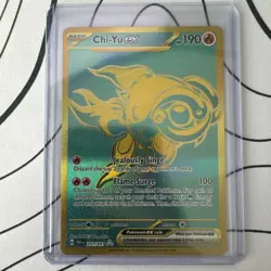 Chi-Yu ex 241/091 Hyper Rare SV: Paldean Fate Pokemon TCG NM - Image 1