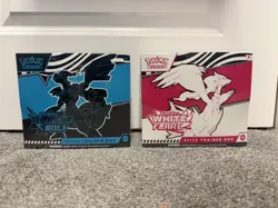 Pokemon Black Bolt and White Flare Elite Trainer Box ETB Set of 2 FACTORY SEALED - Image 1