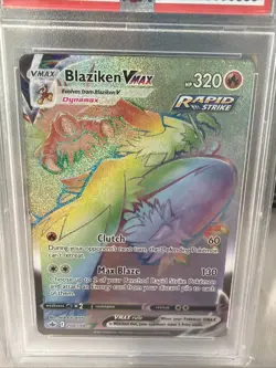2021 Blaziken VMAX Secret Rare Full Art #200 Chilling Reign Pokemon - PSA 10 GEM - Image 3