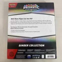 Pokemon TCG SV8.5 Prismatic Evolutions Binder Collection Box Factory Sealed - Image 2