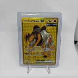 2024 Pokemon SV Temporal Forces TEF EN Iron Boulder ex #217/162 - Image 1