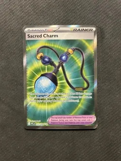 Pokemon TCG Sacred Charm 122/094! NM Condition! Print Error, See Description! - Image 1