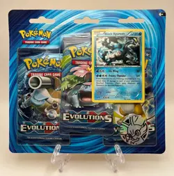 (402911) Pokemon XY Evolutions Black Kyurem 3-Pack Blister - Factory Sealed - Image 1