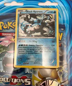 (402911) Pokemon XY Evolutions Black Kyurem 3-Pack Blister - Factory Sealed - Image 3