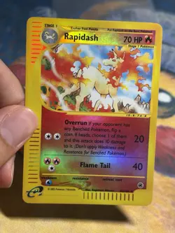 Rapidash 62/165 Expedition Holo Reverse Foil Rare E Reader Series Pokemon MP HP - Image 3
