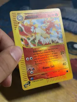 Rapidash 62/165 Expedition Holo Reverse Foil Rare E Reader Series Pokemon MP HP - Image 4