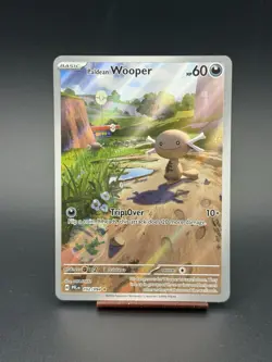 Pokemon Paldean Wooper 102/094 Ir ME02 Phantasmal Flames English NM - Image 1
