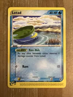 Lotad - 66/100 - Common VLP, English Pokemon EX Sandstorm - Image 1