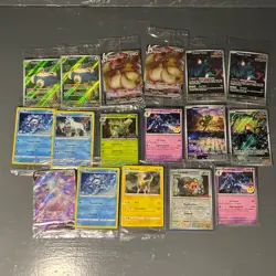 Pokemon TCG (9) Sealed Promo Lot: Snorlax, Eevee, Flutter Mane, Mewtwo - Image 1
