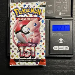Pokemon Scarlet And Violet 151 Booster Pack Sealed 22.13g Heavy - Image 1
