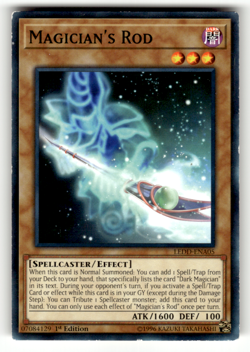 Magician's Rod LEDD-ENA05 1st Edition Common Legendary Dragon Decks LP - Image 1