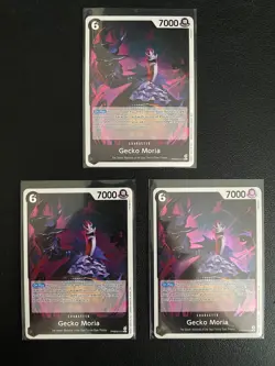 Gecko Moria English PRB02-013 (x3) Premium booster Vol.2 The Best One Piece NM - Image 1